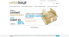 Desktop Screenshot of cartonbox.pl