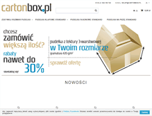 Tablet Screenshot of cartonbox.pl